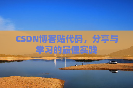 CSDN博客贴代码，分享与学习的最佳实践